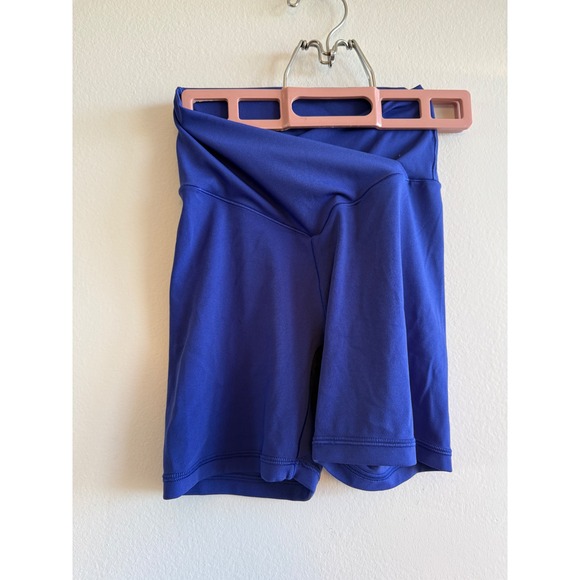 OFFLINE by Aerie Pants - OFFLINE by Aerie Real Me Crossover Bike Shorts Cobalt Blue High Rise 5" Inseam S
